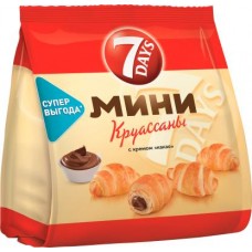 Круассан 7DAYS Мини с кремом какао 265г п/пЧипита в магазинах Магнит