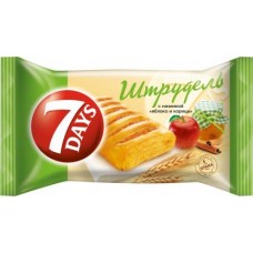 Штрудель 7Days с начинкой яблоко и корица 80г в магазинах Магнит