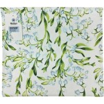 Полотенце махровое двухстороннее 30*50см печать Ландыш