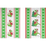 Полотенце вафельное 35*60см Символ года