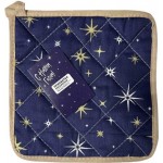 Прихватка классическая голубая 20*20см