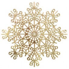 Салфетка сервировочная снежинка новогодняя в ассортименте в магазинах Магнит