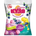 Кукурузные шарики Кузя Лакомкин со вкусом йогурта с черникой 50г