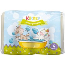 Мыло Каспер детское 4*75г в магазинах Магнит