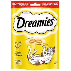 Лакомство для кошек Dreamies Подушечки с сыром 140г в магазинах Магнит