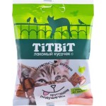Лакомство для кошек Titbit подушечки паштет из индейки 30г Лакомство для кошек Titbit подушечки паштет из индейки 30г