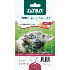Трава для кошек Titbit овес 25г в магазинах Магнит