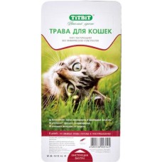 Трава для кошек TiTBiT Овес 40г в магазинах Магнит