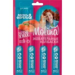 Жевательные колбаски Molina для кошек лосось и форель 20г