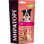 Лакомства для собак Мираторг уши говяжьи 50г