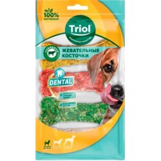 Лакомство для собак Triol Жевательные косточки 7.5см 100г в магазинах Магнит