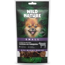 Лакомство для собак Wild Nature Нарезка из говядины 55г в магазинах Магнит