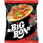 Лапша Big Bon говядина + соус томатный с базиликом 75г
