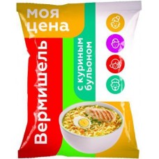 Вермишель Моя цена Куриный бульон 60г в магазинах Магнит