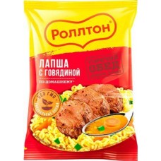 Вермишель Роллтон По-домашнему с говядиной 85г в магазинах Магнит