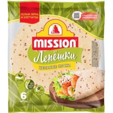 Лепешки Mission Тортильи пшеничные со злаками 250г в магазинах Магнит