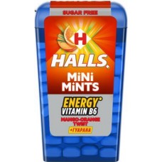 Конфеты Halls Mini Mints манго апельсин и витамин B6 12.5г в магазинах Магнит