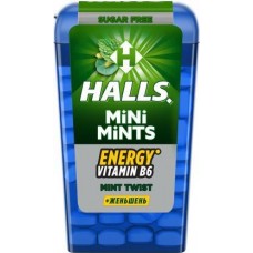 Конфеты Halls Mini Mints вкус мята и женьшень 12.5г в магазинах Магнит