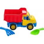 Машина Дело Каролина с песочным набором пластиковая 23см в ассортименте