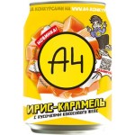 Напиток А4 ирис-карамель с кусочками кокосового желе 240мл