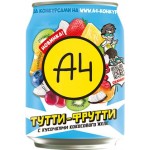 Напиток А4 Тутти фрути с кусочками кокосового желе 240мл