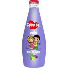 Напиток Love Is Cola Violet lime 300мл в магазинах Магнит