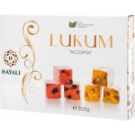 Лукум Hayali Ассорти с фисташкой и гранатовый с барбарисом 300г