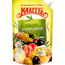 Майонез Махеевъ Оливковый 50.5% 630г в магазинах Магнит