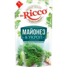 Майонез Mr Ricco Укроп 50% 390г в магазинах Магнит