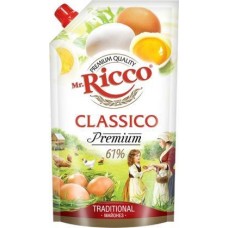 Майонез Mr.Ricco Classico 61% 375мл в магазинах Магнит