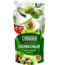 Майонез Слобода Оливковый 67% 230мл в магазинах Магнит