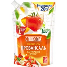 Майонез Слобода Провансаль 67% 750г в магазинах Магнит