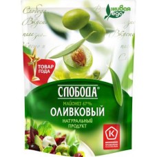 Майонез Слобода Провансаль Оливковый 67% 94г в магазинах Магнит