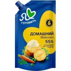 Майонез Я люблю готовить Домашний 55% 390мл в магазинах Магнит