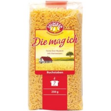 Макароны 3 Glocken Die Mag Ich Алфавит 250г в магазинах Магнит