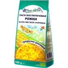 Макароны Fleur Alpine без глютена Рожки кукурузно-рисовые 250г в магазинах Магнит