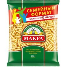 Макароны Makfa Серпантинки 900г в магазинах Магнит