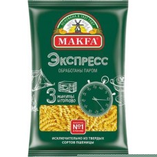 Макароны Makfa Спиральки экспресс 400г в магазинах Магнит