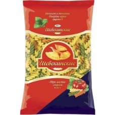 Макароны Шебекинские №366.5 Спирали Три цвета 450г в магазинах Магнит