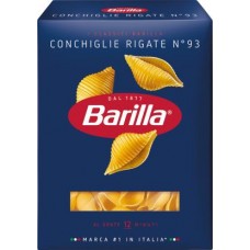 Макаронные изделия Barilla Conchi glie rigate высший сорт 450г в магазинах Магнит