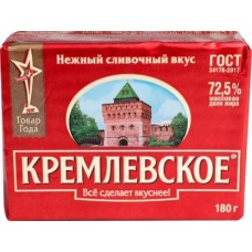 Спред Кремлевское растительно-жировой 72.5% 180г в магазинах Магнит