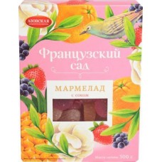 Мармелад Азовская КФ Французский сад с натуральным соком 300г в магазинах Магнит