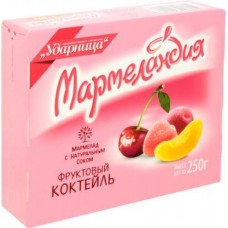 Мармелад Мармеландия Фруктовый коктейль 250г в магазинах Магнит