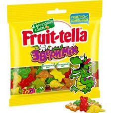 Жевательный мармелад Fruittella Звери Mix 150г в магазинах Магнит