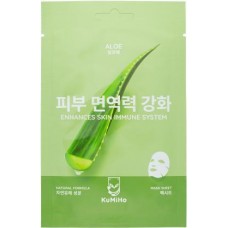 Маска для лица Kumiho тканевая с экстрактом алоэ 23мл в магазинах Магнит