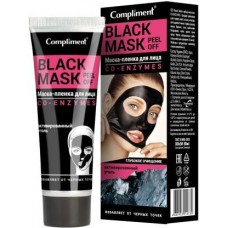 Маска-пленка для лица Compliment Black Mask Co-Enzymes 80мл в магазинах Магнит