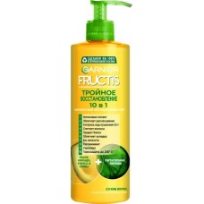 Крем для волос Garnier Fructis Тройное Восстановление 10в1 несмываемый 400мл в магазинах Магнит