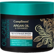 Маска для сухих и ослабленных волос Compliment ArganOil&Ceramid питательная 300мл в магазинах Магнит