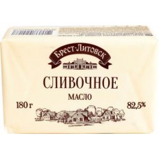 Масло сладко-сливочное Брест-Литовск 82.5% 180г в магазинах Магнит