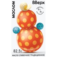 Масло сладко-сливочное Маслом вверх Традиционное 82.5% 180г в магазинах Магнит